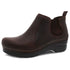 Dansko Frankie Black Oiled Jodpur Style Stapled Ladies Clog